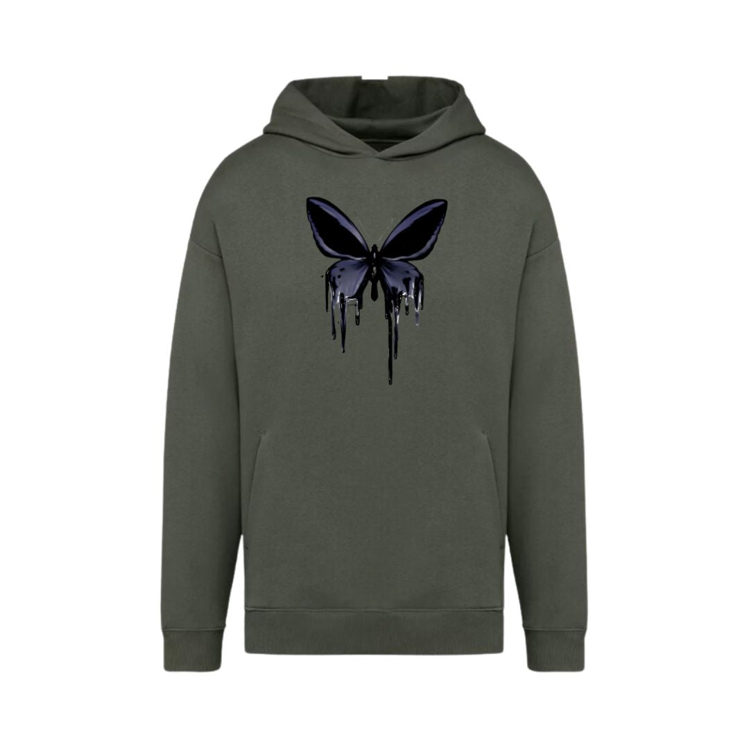 FEAROS25 -  oversized hoodie vlinder