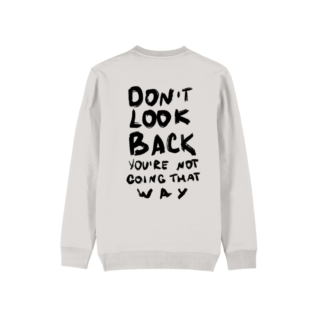 FAEROS24 - oversized sweater 'don't look back'