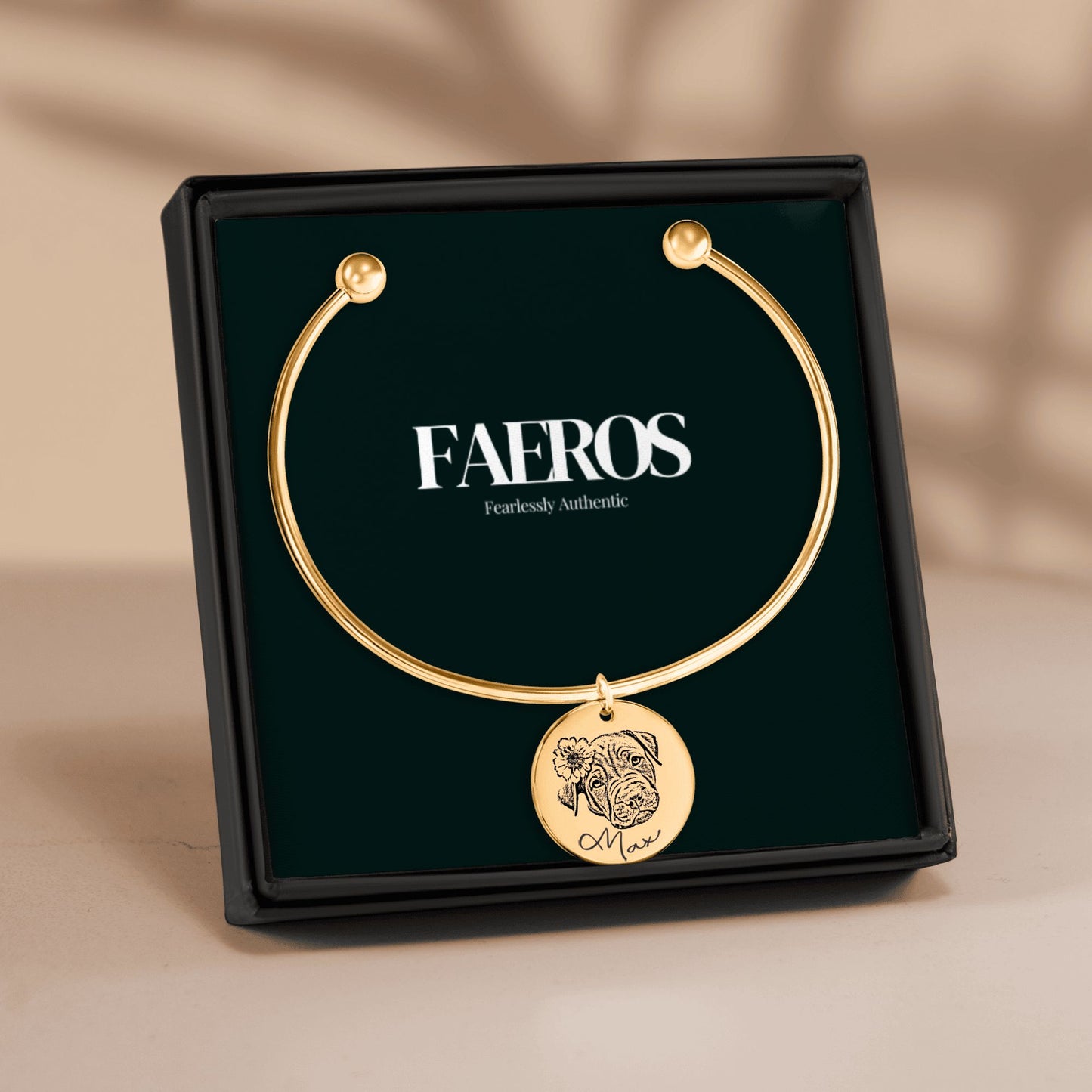 Bangle armband - te personaliseren met foto van je dier